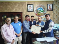 खानेपानी र सरसफाईका लागि वाइन टु वाटरसँग सम्झौता 