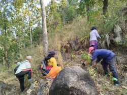 वनलाई आगलागीबाट जोगाउन अग्निरेखा निर्माण 