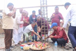 हेटौंँडामा सामूदायिक भवनको शिल्यान्यास 