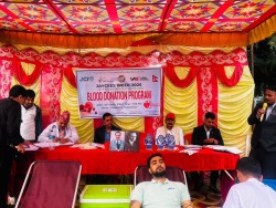 हेटौंडामा २० जनाले गरे रक्तदान 