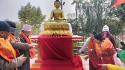 विवाहको खर्च कटौती गरेर बुद्धको मूर्ति स्थापना