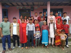 टिका जमरा लगाइ मनाइयो दशैं