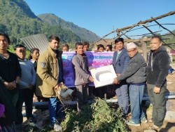 कैलाश गोपीराङका दश घरमा शौचालय बन्दै