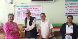 हातेमालो सहकारीद्धारा ४० सदस्य सम्मानित