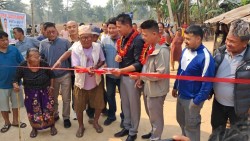 अध्यक्ष कालाखेतीले व्यक्तिगत लगानीमा सडक निर्माण