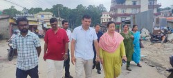 हेटौंडाका रजत जयन्ती र कर्नावति सडकलाई नमुना सडक बनाइदै