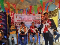 कैलाशमा मनाईयाे मगर स्थापना दिवस, पालिकाबाट वाद्यवादनका सामाग्री प्रदान