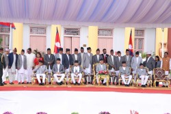 नवनियुक्त उपप्रधानमन्त्री तथा मन्त्रीद्वारा शपथ ग्रहण