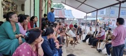 मनहरीको दुई वडामा कांग्रेसको अगुवा कार्यकर्ता भेला