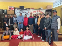 निर्माण दिवसमा खाद्यान्न वितरण