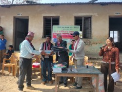 रेडियो थाहाको आयोजना स्वास्थ्य तथा शैक्षिक सामाग्री  विवरण