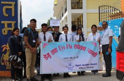 सिद्धार्थ माविको डेंगु तथा आई फ्लुबाट बच्न सचेतना र्याली