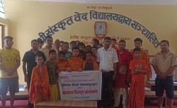मजदुर दिवसमा खाद्यान्न वितरण 