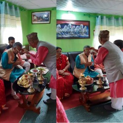 बागमती प्रदेश प्रमुख शर्माद्धारा टिका ग्रहण