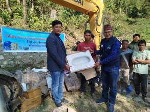 खिर्कीका बीस घरमा शौचालय बन्दै