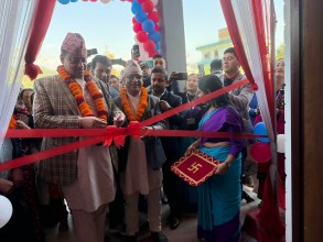 बकैया गाउँपालिकाको प्रशासनिक भवन उद्घाटन