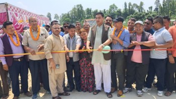 आन्तरिक स्राेतबाट मनहरीले बनायाे ५ वटा पक्की पुल, प्रदेश सांसद बानियाँले गरे उद्घाटन