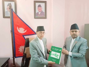 प्रदेश प्रमुख  समक्ष लेखापरीक्षण वार्षिक प्रतिवेदन पेश