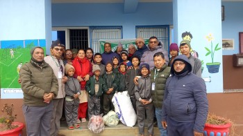 रानी वनद्वारा  मामाघरलाई खाद्यान्न सहयोग