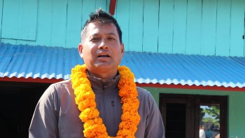 मनहरी गाउँपालिका अध्यक्ष कालाखेतीले २० लाखको व्यक्तिगत लगानीमा सडक निर्माण गरिदिने