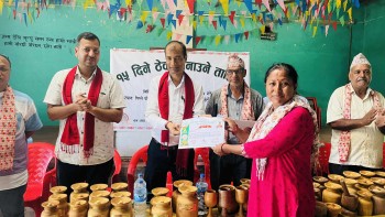 पिप्लेपोखरामा १५ दिने ठेकी तालिम सकियो