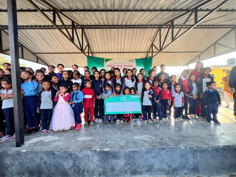 शिवम् सिमेन्टद्वारा छात्रा लक्षित छात्रवृत्ति प्रदान