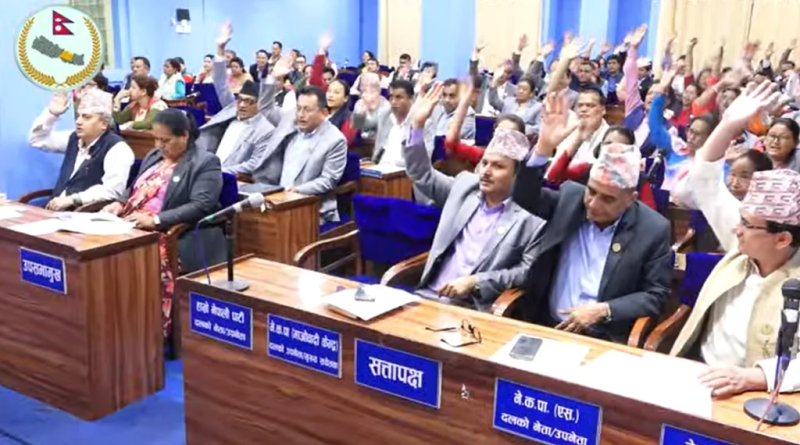 बागमती प्रदेश सरकारको बजेट बहुमतले पारित