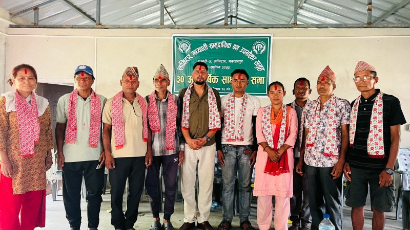 लामिटार वनको अध्यक्षमा पुनः खतिवडा चयन