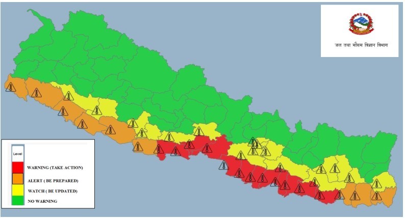 तराई क्षेत्रमा 'लु' लाग्न सक्ने मौसम पूर्वानुमान महाशाखाको चेतावनी