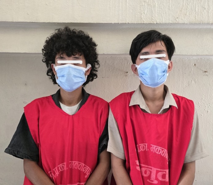 मकवानपुरमा खैरो हेरोइनसहित दुई युवक पक्राउ