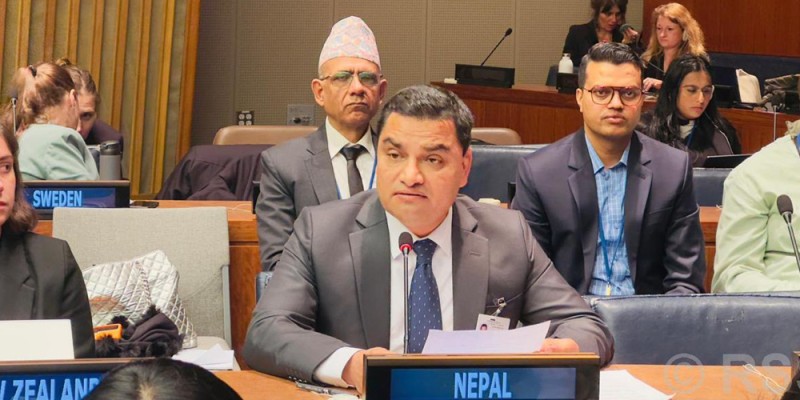 संयुक्त राष्ट्रसङ्घीय आयोगमा स्वास्थ्यमन्त्रीको सम्बोधन