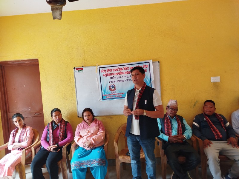 घरेलु र लैङ्गिक हिंसा न्यूनिकरणबारे सचेतना
