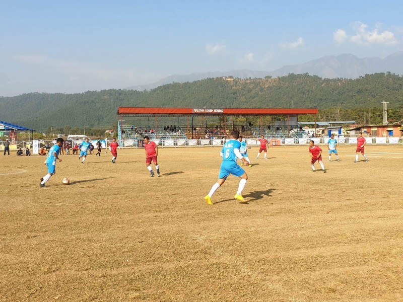 राष्ट्रिय भेट्रान्स फुटबलमा चार खेल, शुक्रबार सेमिफाइनल खेलहरु हुने