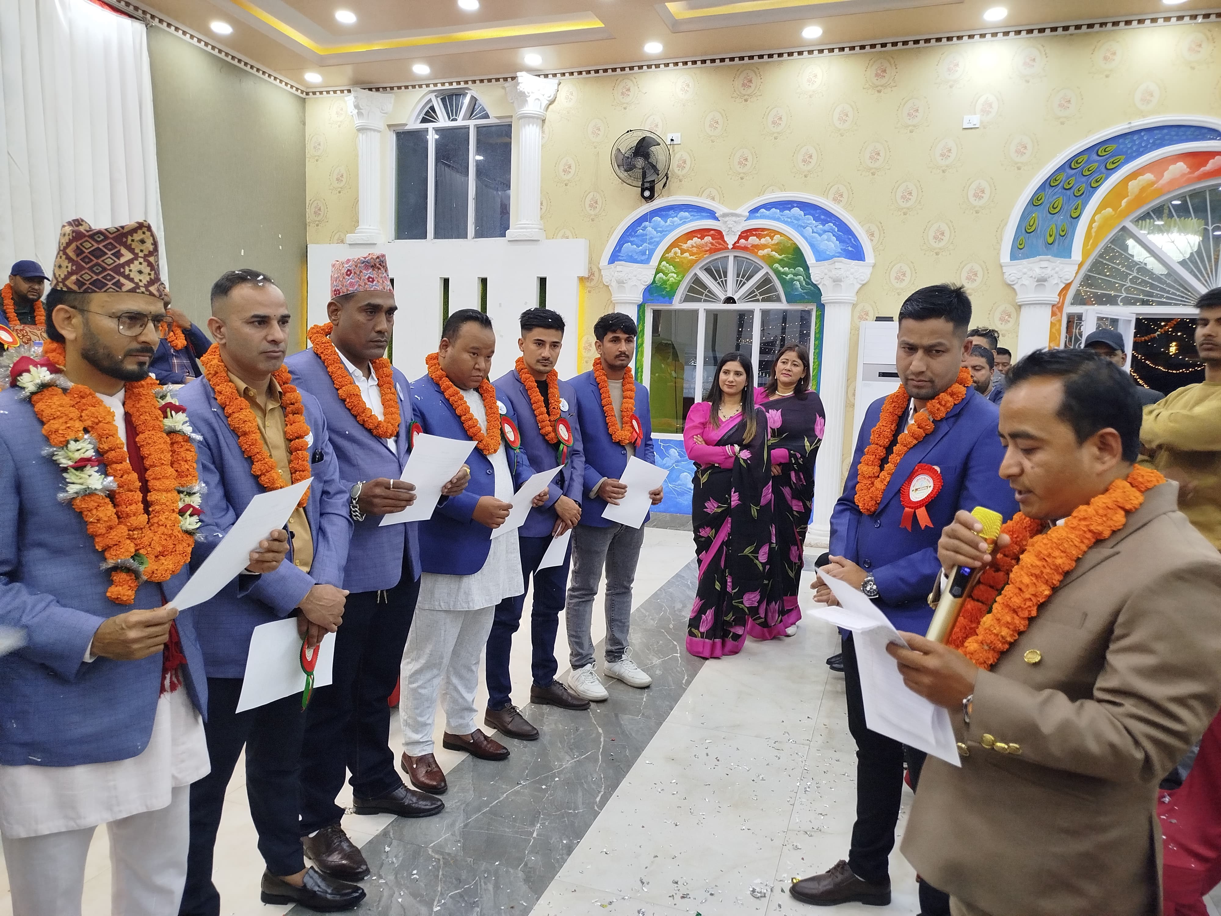 अध्यक्ष न्यौपाने एशोसिएसनमा भए पदस्थापित 